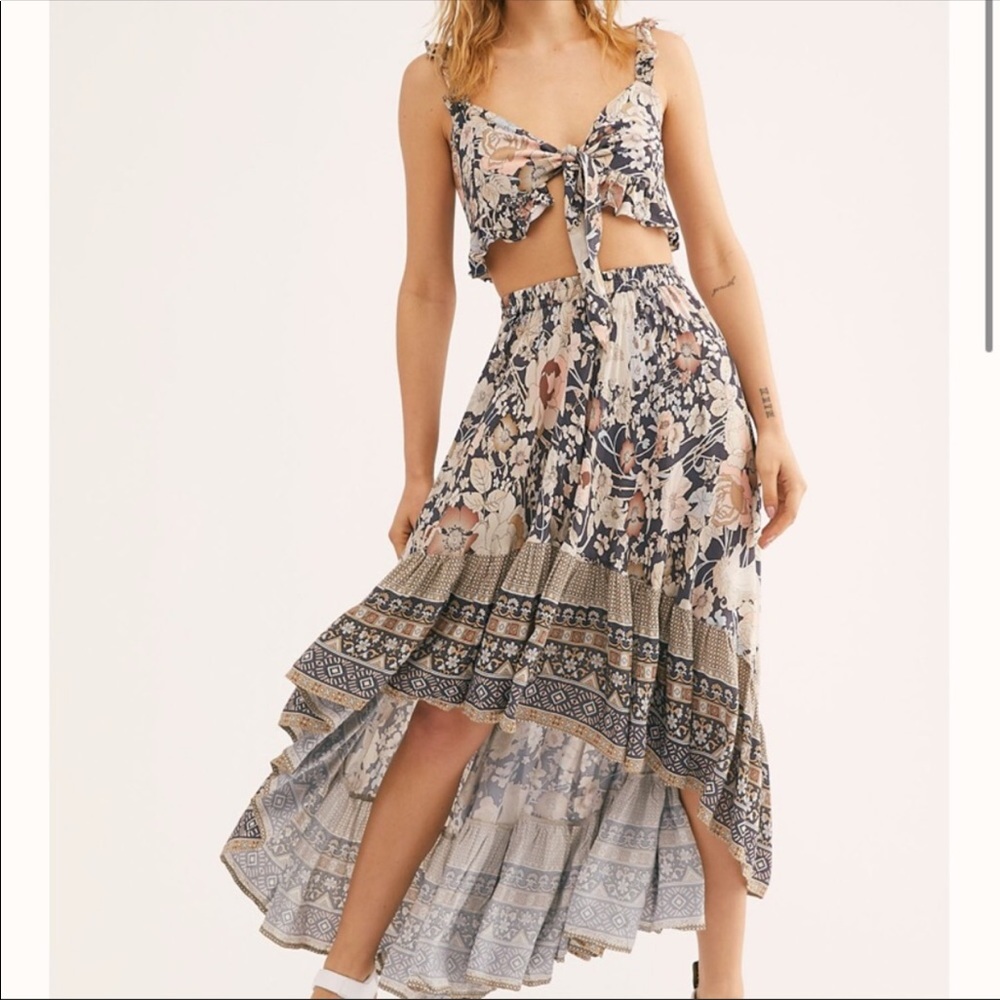 Spell gypsy amethyst nightfall skirt set, ISO